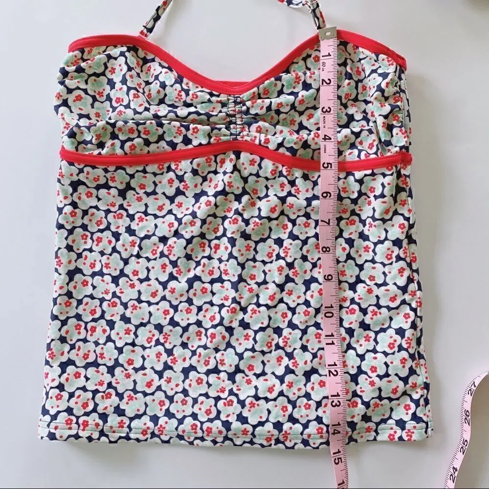 NWOT Johnnie B. Mini Boden Girls Floral Swim suit Top Tankini kids 15-16Y